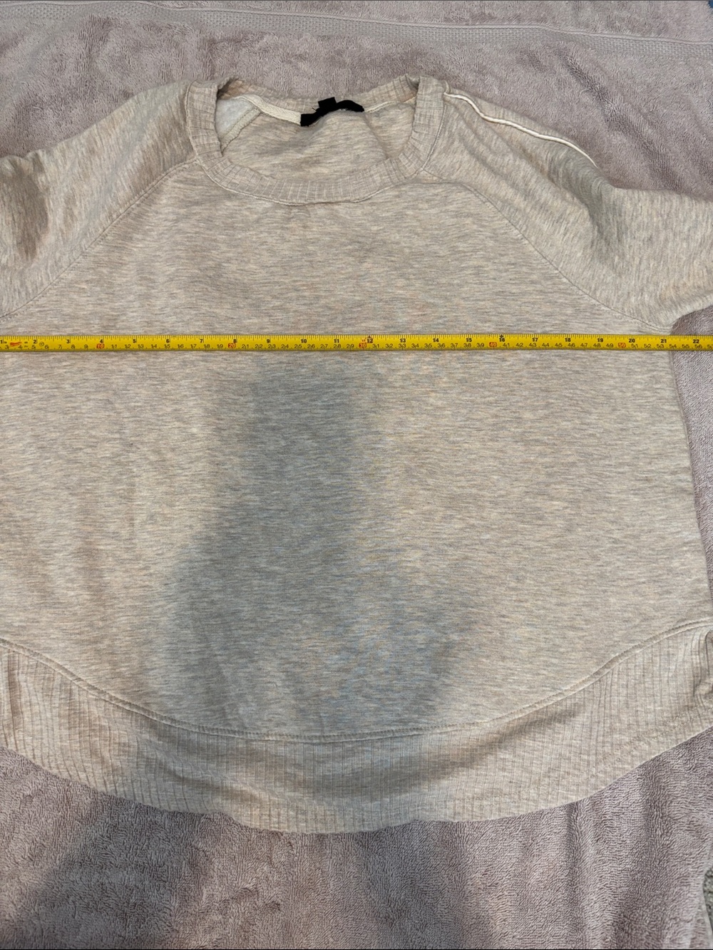 Jane and Delancey Women's Light Cream Crewneck Sweatshirt & Jogger Set - Size M - Picture 16 of 16